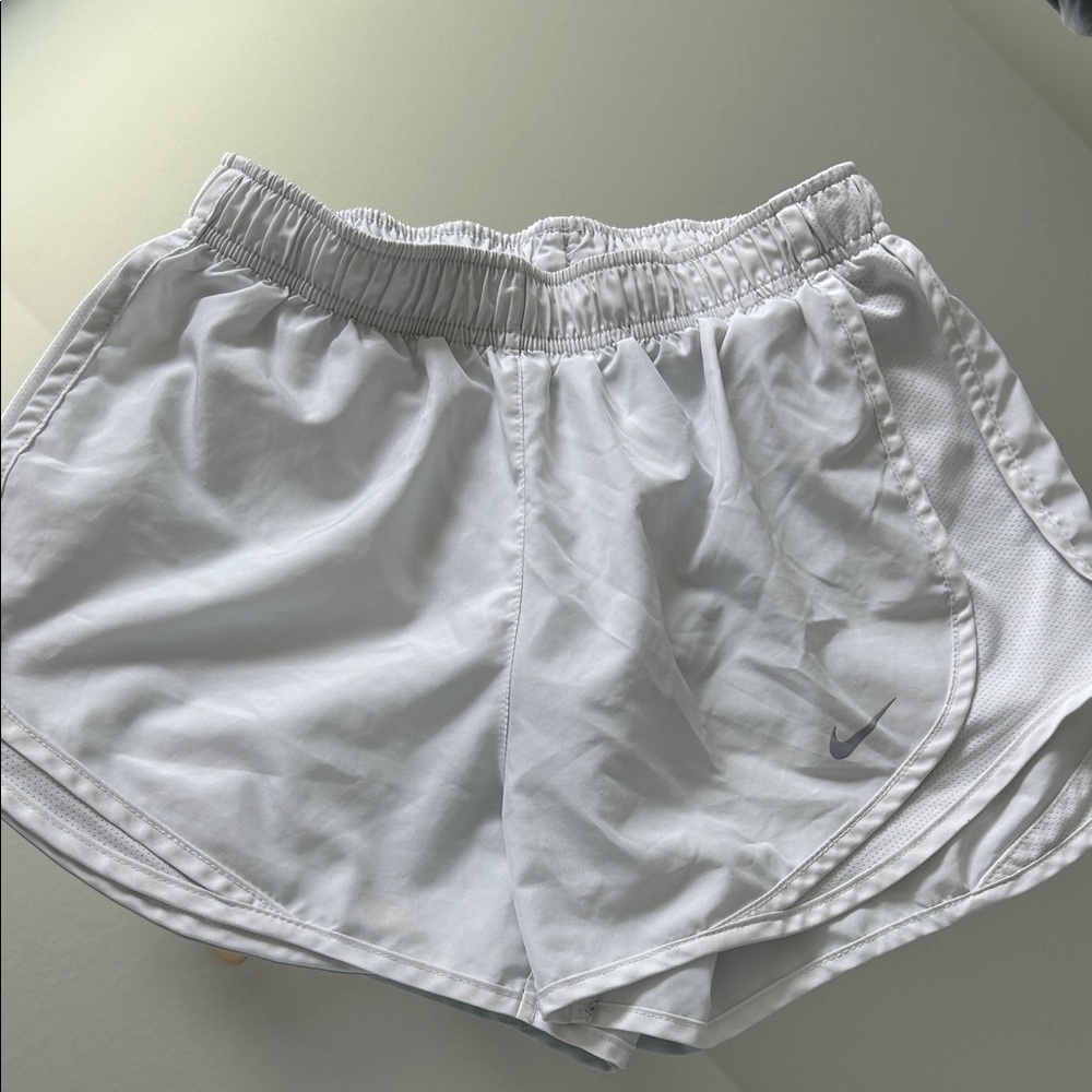 Nike Women's White Athletic Shorts